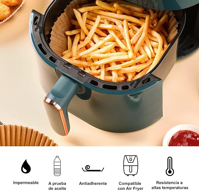 Papel para Airfryer (50 Unidades)