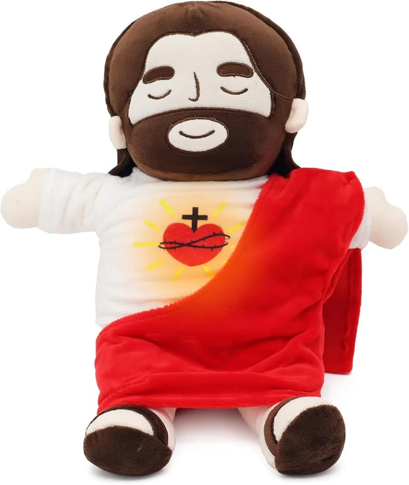 Peluche Jesús que Respira y Emite Sonido