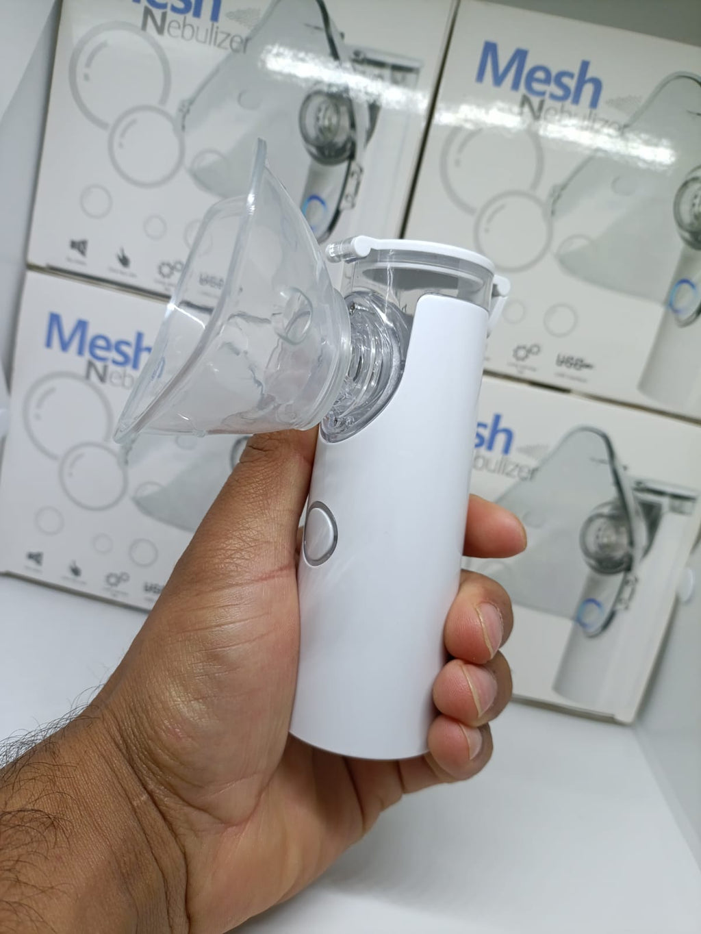 Nebulizador Portátil Mesh Blanco USB