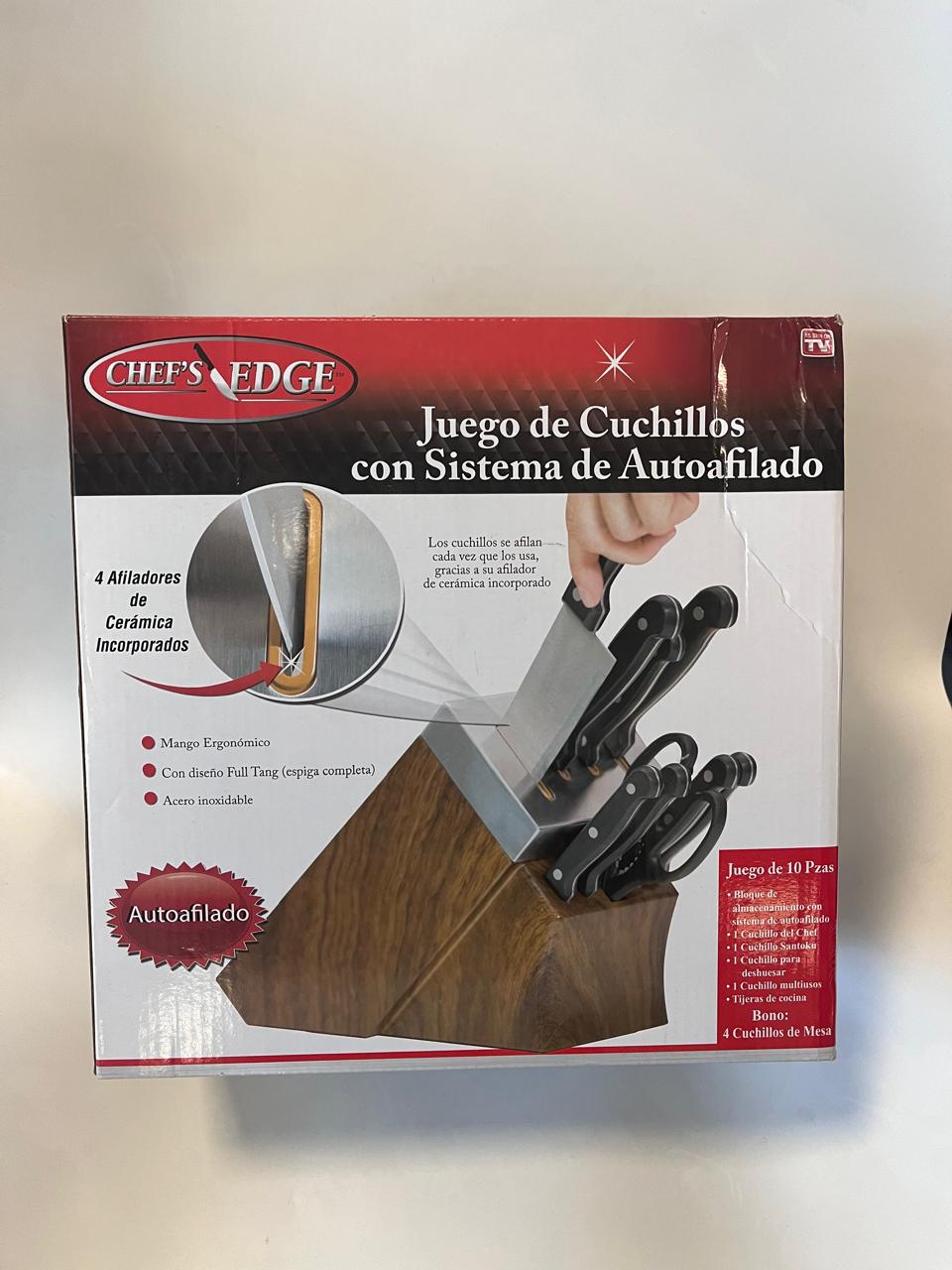 Cuchillos Premium Chef's Edge (10 Piezas)