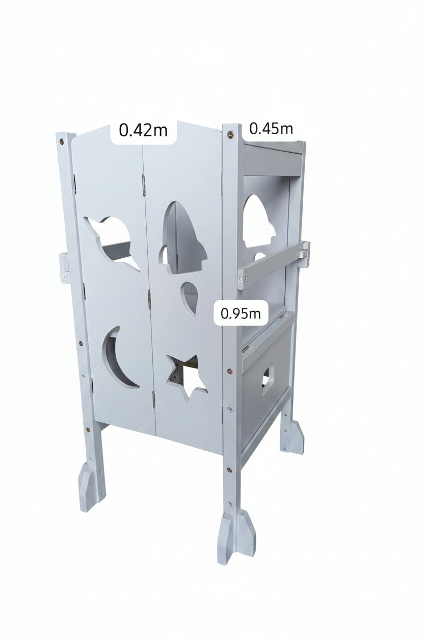 Torre Infantil para Cocina Plegable