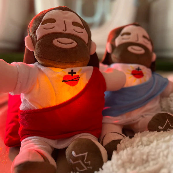 Peluche Jesús que Respira y Emite Sonido