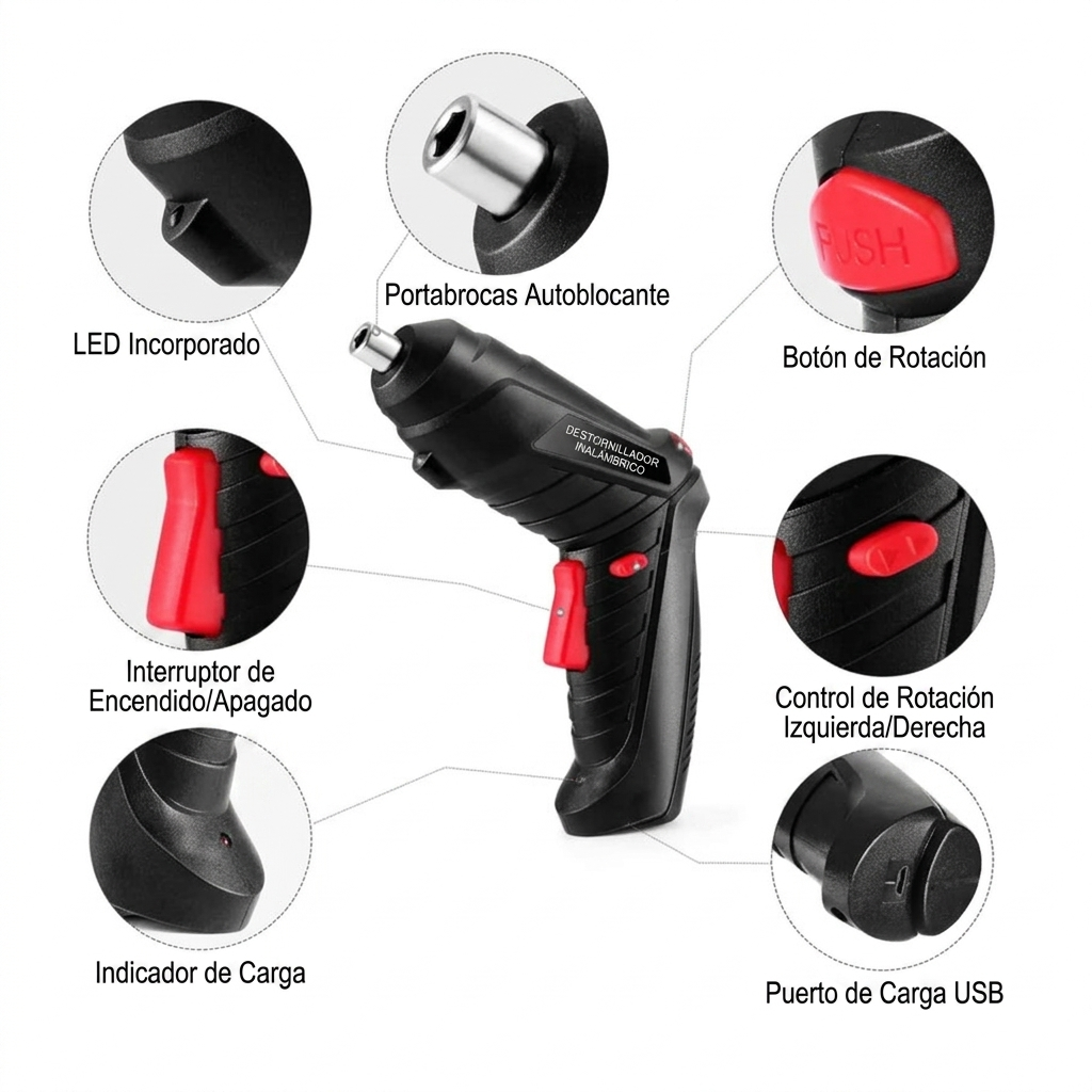 Destornillador Eléctrico a Batería