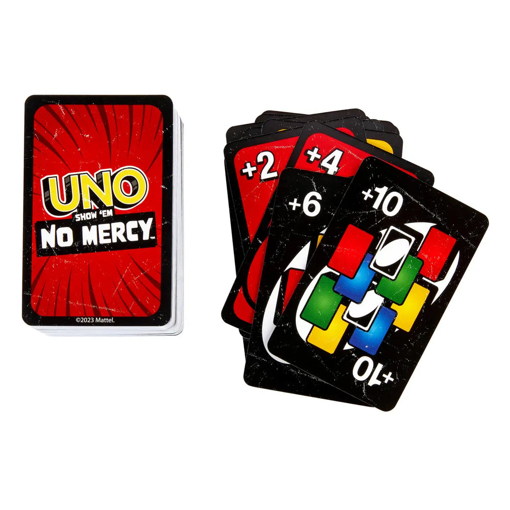 Juego de Cartas UNO - Edición No Mercy (Sin Piedad)