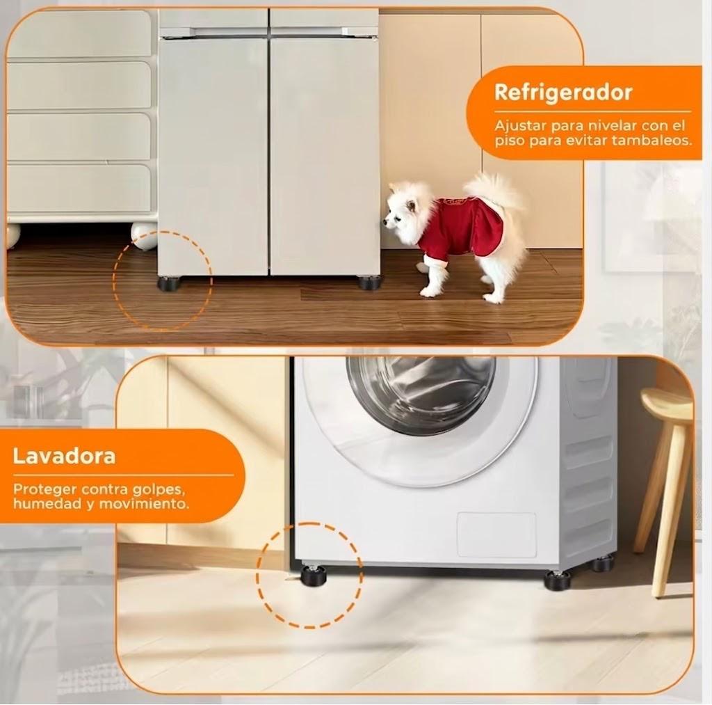 Patitas Para Lavarropas y Muebles