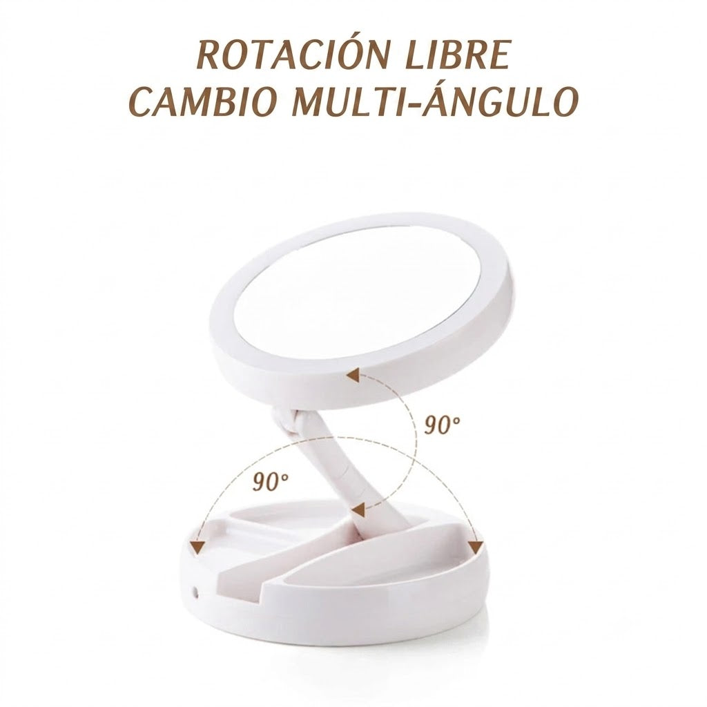 Espejo Para Maquillaje LED Aorlis